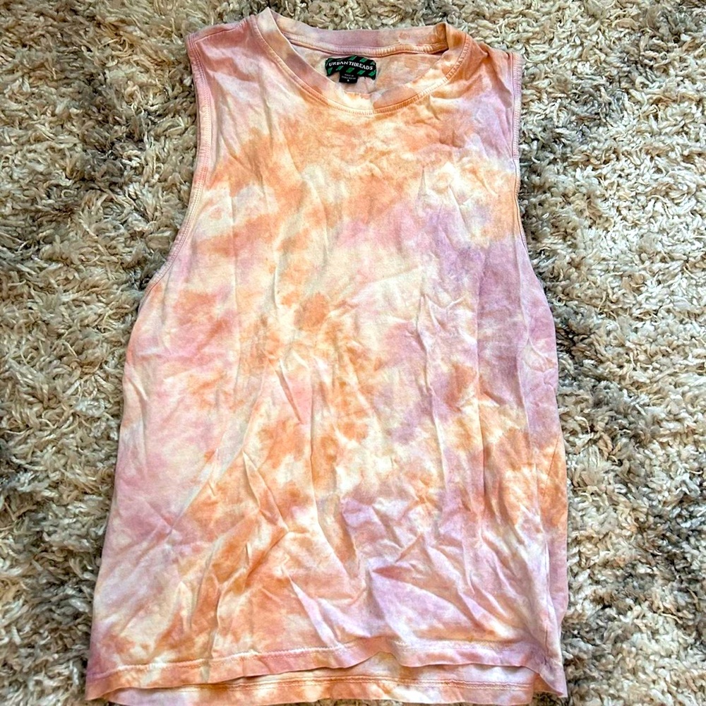 tye dye tank top in great condition size small
